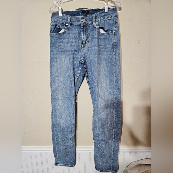 7 For All Mankind Slimmy Jeans Size 32 - Picture 1 of 9